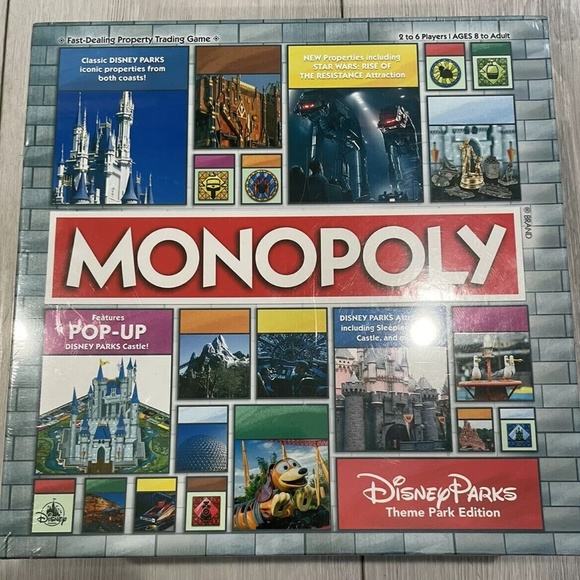 New MONOPOLY Disney Parks 2020 Pop-Up Castle Star Wars Rise of the Resistance - Picture 2 of 8